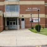 Kirk Elementary front entrance